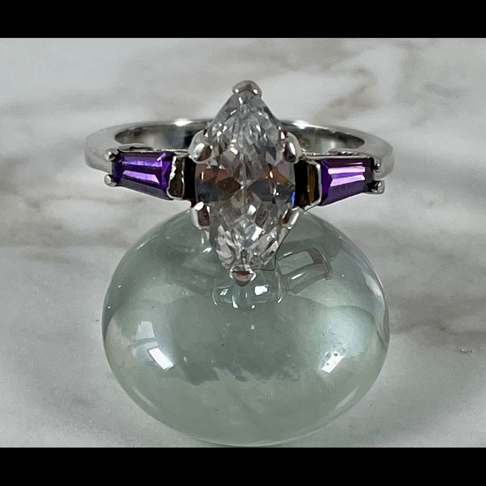 Sterling Silver Gemstone Ring